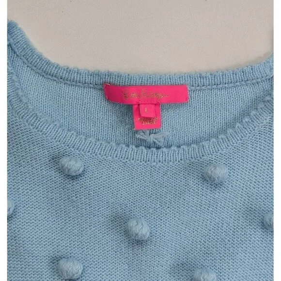 Lilly Pulitzer Kippa Sweater Ravello Blue Size Large - Picture 7 of 12